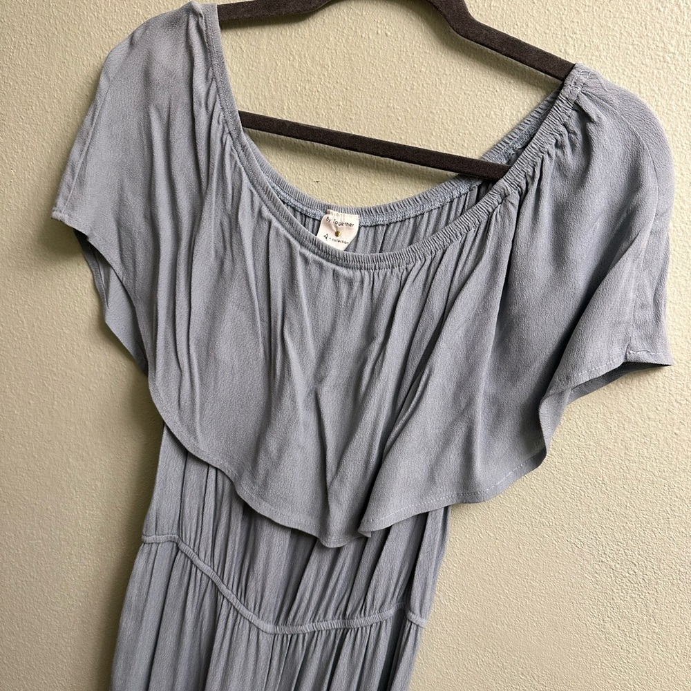 By Together Jumpsuit Size Large Light Blue - Picture 2 of 9